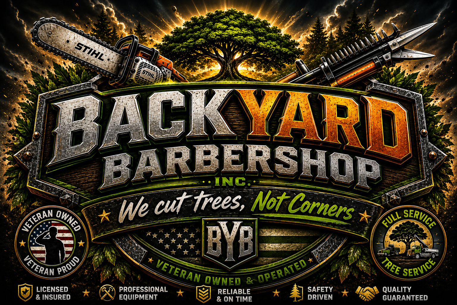 Backyard Barbershop Inc. logo